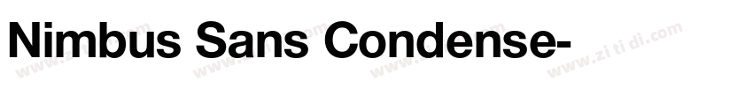 Nimbus Sans Condense字体转换 Nimbus Sans Condense字体转换